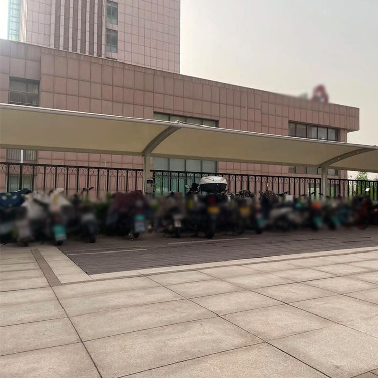 绥棱县膜结构电动车棚